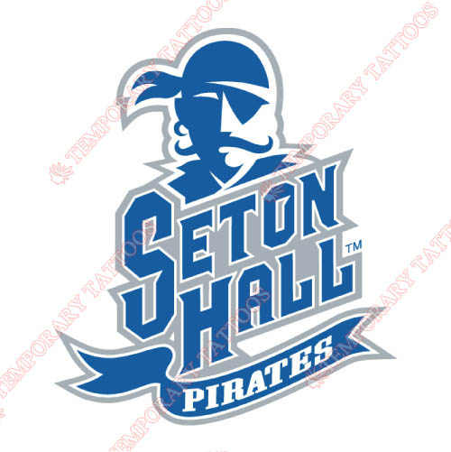 Seton Hall Pirates Customize Temporary Tattoos Stickers NO.6164